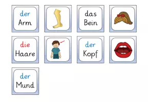 Vorschau - Spiele - Paarspiel zum Thema "Körperteile" (DaZ/ DaF) - Seite 3