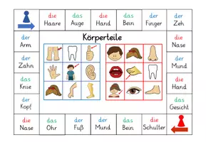 Vorschau - Spiele - Materialpaket zum Thema "Körperteile" (DaZ/ DaF) - Seite 3