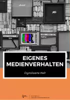 Vorschau - Arbeitsblätter - Eigenes Medienverhalten (Digitalisierte Welt) - Deckblatt