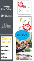 Vorschau - Stationenlernen - Twin finden-Englischspiel zum Material Come in 1/2 - Deckblatt