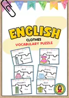 Vorschau - Spiele - Clothes Vocabulary Puzzle English German | Vocabulary - Deckblatt