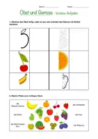 Vorschau - Arbeitsblätter - DaZ: Obst und Gemüse - kreative Aufgaben - Seite 3