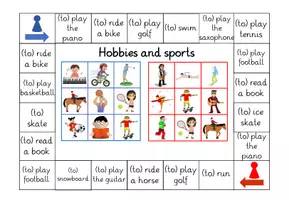 Vorschau - Spiele - Materialpaket "hobbies and sports" (Infinitiv) - Seite 1