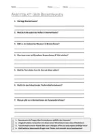 Vorschau - Arbeitsblätter - AB mit Fragen zum Thema "Bremerhaven" + Lösungsblatt + Infografik - Deckblatt