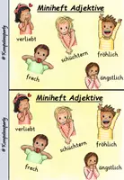 Vorschau - Arbeitsblätter - Miniheft Adjektive - Seite 1
