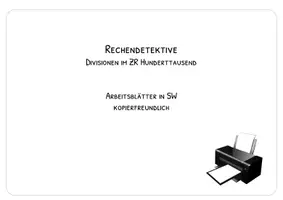 Vorschau - Arbeitsblätter - Zweistelliges Dividieren bis Hunderttausend - Rechendetektive - Seite 2