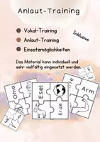 Vorschau - Arbeitsblätter - Anlaut-Training, Wörter-Training, Festigung - Deckblatt