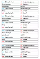Vorschau - Arbeitsblätter - Wörterliste "Wegbeschreibung" (Orientierung in der Stadt) DaZ - Seite 2