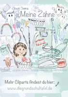 Vorschau - Unterrichtsreihen - Cliparts Zahn Zähne KOMBI Clipart Set - Deckblatt