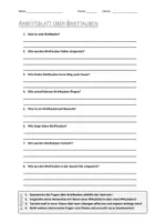 Vorschau - Arbeitsblätter - AB mit Fragen zum Thema "Brieftauben" + Lösungsblatt + Infografik - Deckblatt