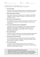 Vorschau - Arbeitsblätter - AB mit Fragen zum Thema "Brillen" + Lösungsblatt - Seite 1
