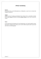 Vorschau - Arbeitsblätter - DTB B2: Forumsbeitrag Bezahlkarte (mit Lösungsbeispiel) - Deckblatt
