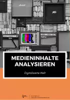 Vorschau - Arbeitsblätter - Medieninhalte analysieren (Digitalisierte Welt) - Deckblatt