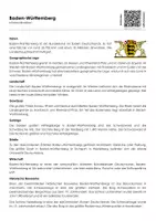 Vorschau - Arbeitsblätter - Baden-Württemberg Arbeitsblatt (Infotext und Übungen) - Deckblatt