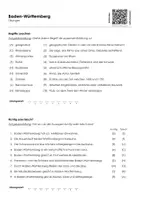 Vorschau - Arbeitsblätter - Baden-Württemberg Arbeitsblatt (Infotext und Übungen) - Seite 1