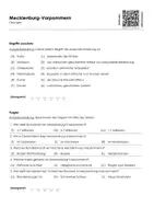 Vorschau - Arbeitsblätter - Mecklenburg-Vorpommern (Infotext und Übungen) - Seite 1