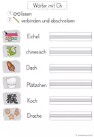 Vorschau - Arbeitsblätter - Materialpaket Ch mit Michi und Fauch - Seite 2