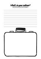 Aperçu - Feuilles d'exercices - Prepare your Suitcase for the Holidays - Page de couverture