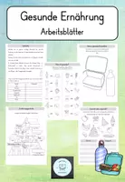 Vorschau - Arbeitsblätter - Materialpaket Gesunde Ernährung #Silvesterknaller23 - Seite 1