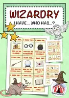 Vorschau - Spiele - Wizardry/Magic – I have... Who has...? – Englisch - Deckblatt