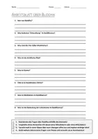 Vorschau - Arbeitsblätter - AB mit Fragen zum Thema "Buddha" + Lösungsblatt + Mindmap + Infografik - Deckblatt
