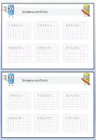 Vorschau - Arbeitsblätter - Schriftlich Dividieren Übungsheft mit Lösungen / Mathe - Seite 3