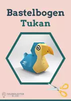 Vorschau - Mal- und Bastelvorlagen - Bastelbogen für Kinder: Tukan - Deckblatt