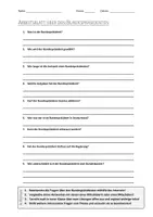 Vorschau - Arbeitsblätter - AB mit Fragen zum Thema "Bundespräsident" + Lösungsblatt + Mindmap + Infografik - Deckblatt