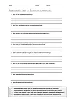 Vorschau - Arbeitsblätter - AB mit Fragen zum Thema "Bundesversammlung" + Lösungsblatt + Infografik - Deckblatt