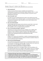 Vorschau - Arbeitsblätter - AB mit Fragen zum Thema "Buren" + Lösungsblatt - Seite 1
