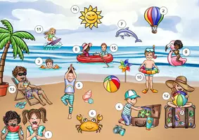 Vorschau - Arbeitsblätter - Hörspurgeschichte Sommer Strand - Seite 3