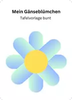 Vorschau - Mal- und Bastelvorlagen - Basteln_Mein Gänseblümchen - Seite 3
