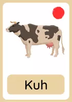 Vorschau - Spiele - Tiere auf dem Bauernhof: WoKa, BiKa, Wortschatzblatt, Domino - Seite 1