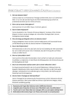 Vorschau - Arbeitsblätter - AB mit Fragen zum Thema "Johannes Calvin" + Lösungsblatt + Infografik - Seite 2