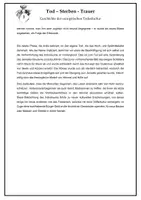 Vorschau - Arbeitsblätter - Gruppenpuzzle - Tod und Sterben - Geschichte Todeskultur - Seite 1