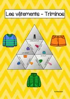 Vorschau - Arbeitsblätter - Les vêtements - Die Kleidungsstücke im Französischen (3 Triminos) - Deckblatt