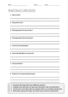 Vorschau - Arbeitsblätter - AB mit Fragen zum Thema "Ceres" + Lösungsblatt - Deckblatt
