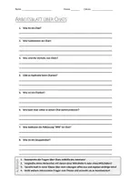 Vorschau - Arbeitsblätter - Lernposter + AB mit Fragen zum Thema "Chat" + Lösungsblatt + Infografik - Seite 1