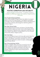 Vorschau - Stundenentwürfe - Nigeria Debate: Fighting Corruption and Instability (Sek II) - Seite 1