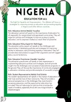 Vorschau - Stundenentwürfe - Nigeria Debate: Education for All (Sek II) - Seite 1