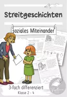 Vorschau - Arbeitsblätter - Streitgeschichte Nr. 4 | Unterrichtsstörungen | auffälliges Verhalten - Deckblatt
