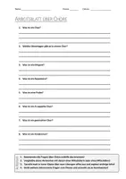 Vorschau - Arbeitsblätter - Lernposter + AB mit Fragen zum Thema "Chor" + Lösungsblatt + Mindmap + Infografik - Seite 1