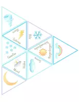 Vorschau - Unterrichtsreihen - Legespiel zum Thema Wetter DaZ - Seite 1