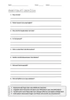 Vorschau - Arbeitsblätter - Lernposter + AB mit Fragen zum Thema "Cola" + Lösungsblatt + Mindmap + Infografik - Seite 1