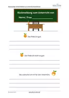 Vorschau - Fördermaterial/Inklusion - Kopiervorlage: Schüler-Feedbackbogen für die Grundschule - Seite 1