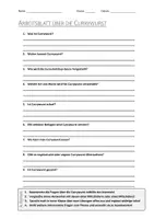 Vorschau - Arbeitsblätter - Lernplakat + AB mit Fragen zum Thema "Currywurst" + Lösungsblatt + Mindmap + Infografik - Seite 1