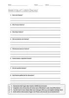 Vorschau - Arbeitsblätter - AB mit Fragen zum Thema "Dachse" + Lösungsblatt - Deckblatt
