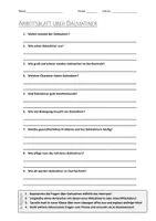Vorschau - Arbeitsblätter - AB mit Fragen zum Thema "Dalmatiner" + Lösungsblatt - Deckblatt