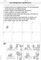 Vorschau - Arbeitsblätter - Geschichten Frühling Klasse 1-2 | Leseverständnis Deutsch Grundschule - Seite 3