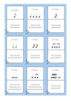 Vorschau - Spiele - Lesespiel Notenwerte – Musik – 24 Karten (von der Ganzen Note bis zur Sechzehntelnote) - Seite 3